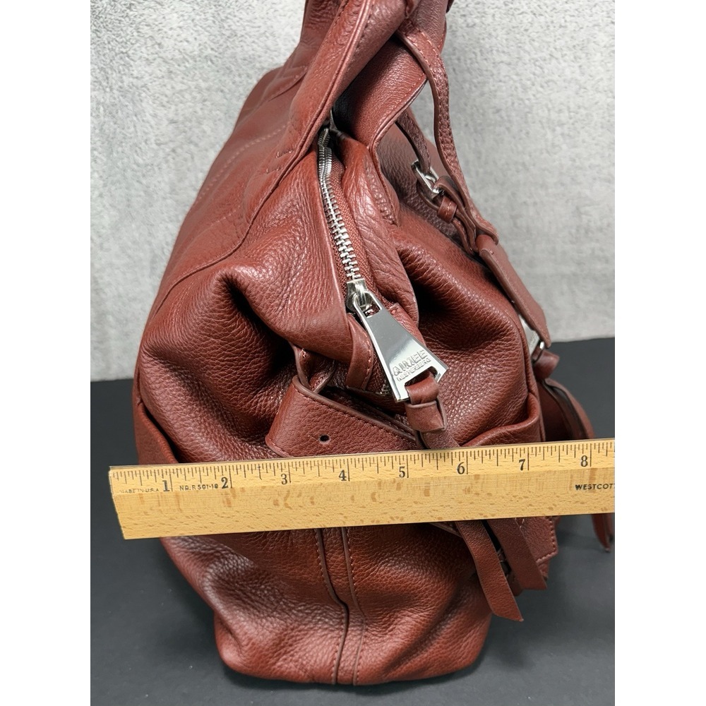 Aimee Kestenberg Suzie Large Convertible Satchel Leather Handbag Purse Bag - Picture 16 of 16